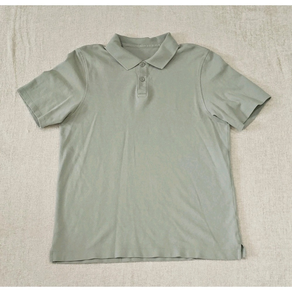 lululemon Men's Pique Polo Shirt in Sage Green